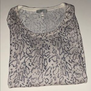 Snake print top